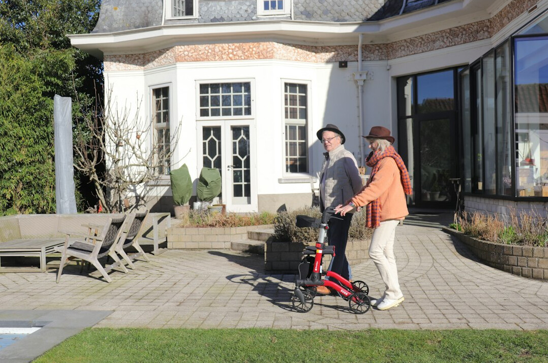 Interview with an elderly resident in their home